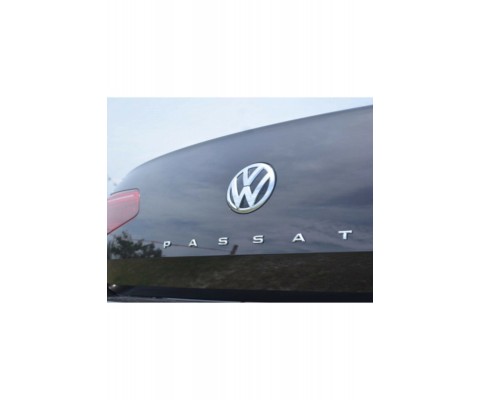 Vw Passat Bagaj Yazısı 45Cm X 1.7Cm Plastik B5-B6-B7-B8-Cc Uyumlu
