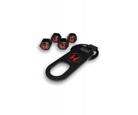 Honda Logolu Anahtarlık Ve Logolu Sibop Kapakları