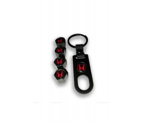 Honda Logolu Anahtarlık Ve Logolu Sibop Kapakları