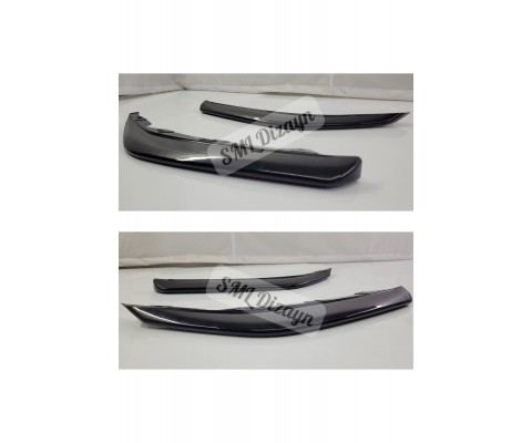 Honda Civic Fc5 2016-2021 Arka Flap Plastik Parlak Siyah Civic Fc5 Arka-Tampon-Bıçak-Flap-Lip-Ek